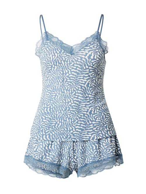 Hunkemöller Shorty 'Cami '  blå / hvid