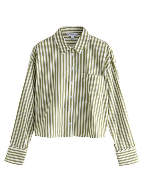 Next Bluse  oliven / hvid