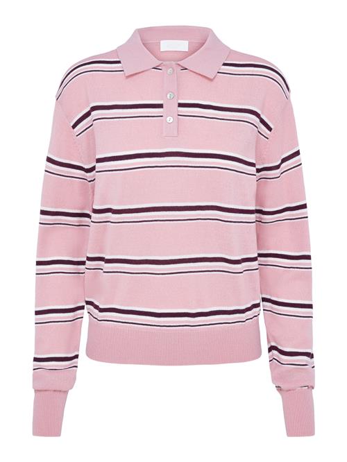 LeGer by Lena Gercke Pullover 'Lilith'  lyserød / vinrød / hvid