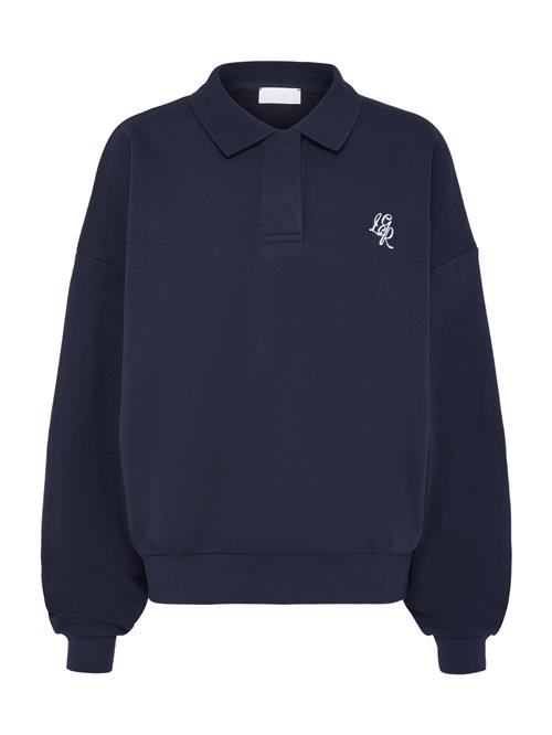 LeGer by Lena Gercke Sweatshirt 'Enola'  mørkeblå / hvid
