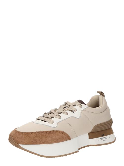 Se Weekend Max Mara Sneaker low 'ZAMBRA'  beige / brun / hvid ved About You