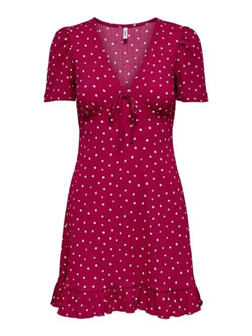 Only Maternity Sommerkjole 'OLMBill'  rød / hvid