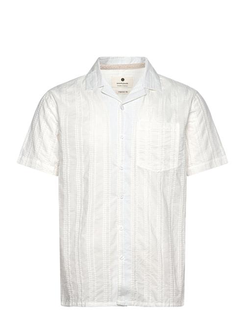 Akleon Emb S/S Shirt Anerkjendt White