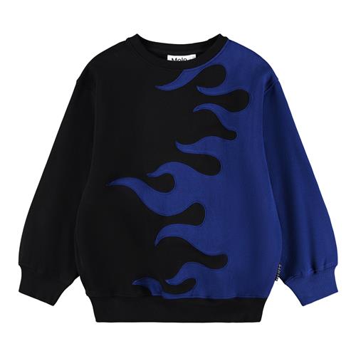 Molo Monti Sweatshirt Flaming Blue  Flaming Blue 110 cm  Blå  110 cm  mand