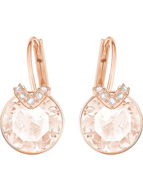 Swarovski Øreringe  rosa guld / hvid