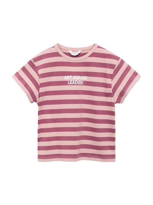 Se MANGO KIDS Bluser & t-shirts 'LEADER'  lyserød / gammelrosa / hvid ved About You