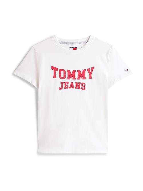 Tommy Jeans Shirts 'VARSITY'  rød / hvid