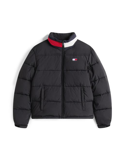 Tommy Jeans Overgangsjakke 'ESS'  sort