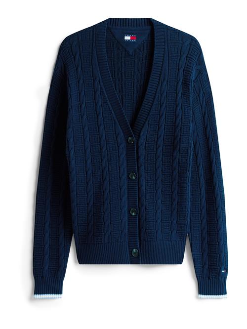 Tommy Jeans Cardigan  navy / hvid