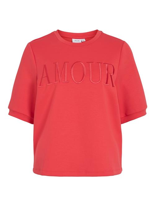 VILA Sweatshirt 'VISif'  lys rød