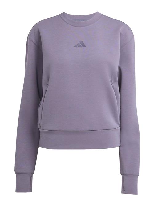 Se ADIDAS PERFORMANCE Sportsweatshirt 'Designed For Training Warm Up'  lilla ved About You