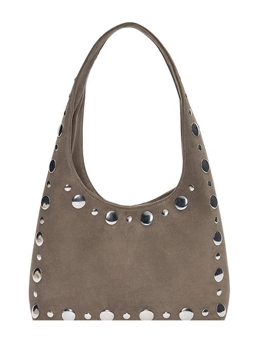 Pull&Bear Skuldertaske  mudderfarvet