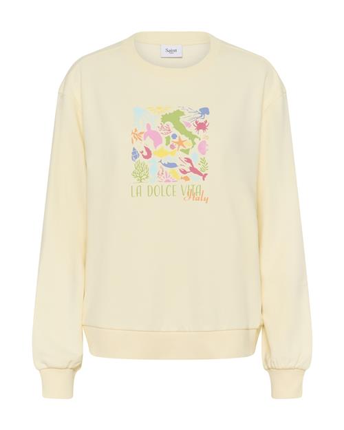 SAINT TROPEZ Sweatshirt 'Loisa'  elfenben / blandingsfarvet