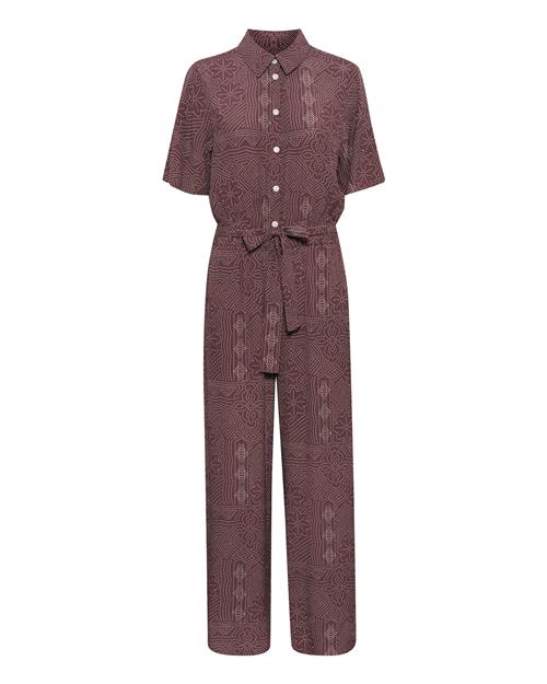 Part Two Jumpsuit 'Tilla'  bordeaux / hvid