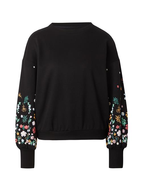 ONLY Sweatshirt 'ONLBrooke'  lysegrøn / rosé / sort / hvid