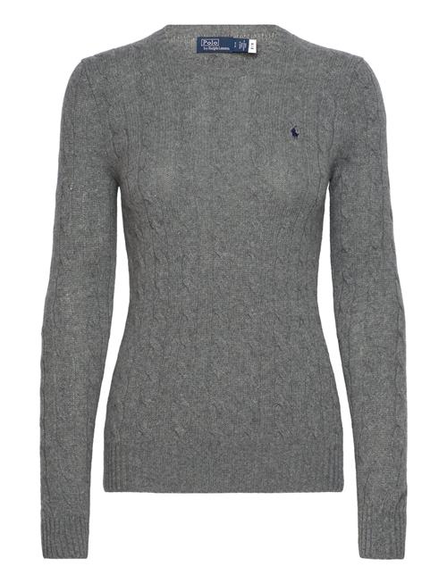 Cable-Knit Wool-Cashmere Sweater Polo Ralph Lauren Grey