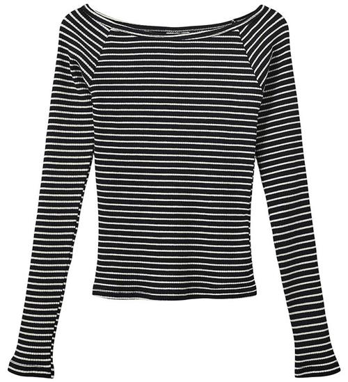 Sofie Schnoor Bluse - Rib - Soma - Black Striped