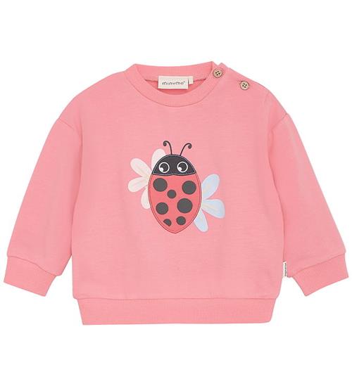 Minymo Sweatshirt - Viskose/Bomuld - Strawberry Pink