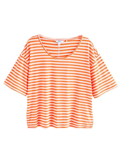 Se Next Shirts  orange / hvid ved About You