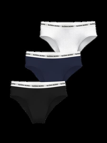 Björn Borg Logo Highwaist Briefs 3-pack Multi, XS