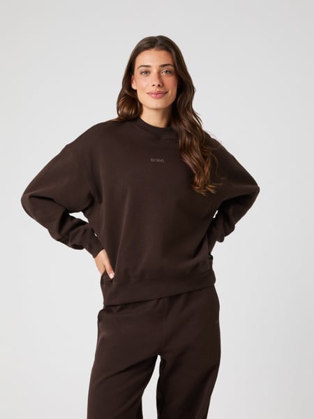 Björn Borg Studio Oversized Sweatshirt Brun, XS