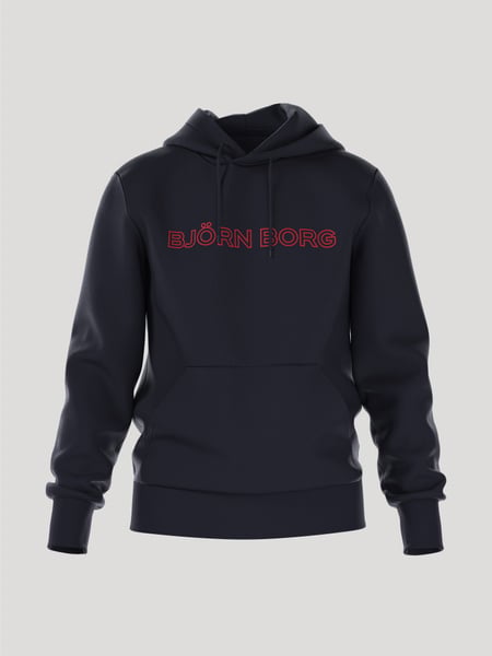 Björn Borg Borg Essential 3 Hoodie Marineblå, M