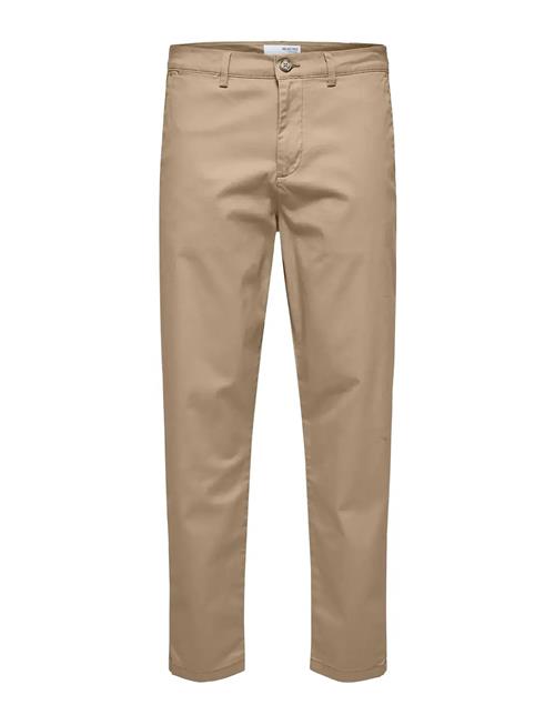 Slhslimtape-New Miles 172 Flex Pants W N Selected Beige
