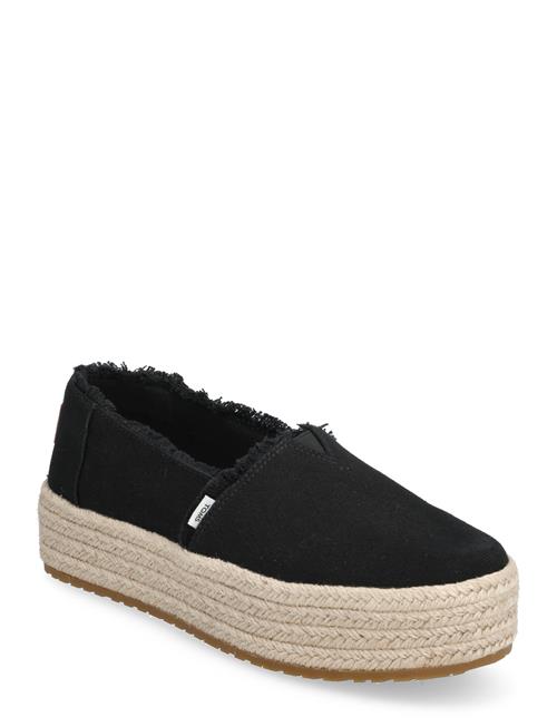 Valencia Platform Espadrille TOMS Black