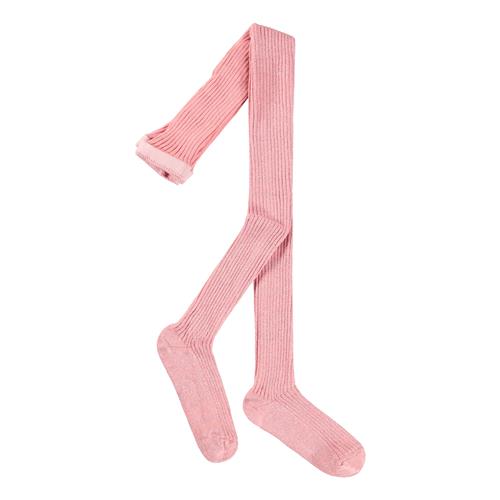 Molo Glitter Ribstrømpe Blush  Blush 146/152 cm  Lyserød  146/152 cm  kvinde