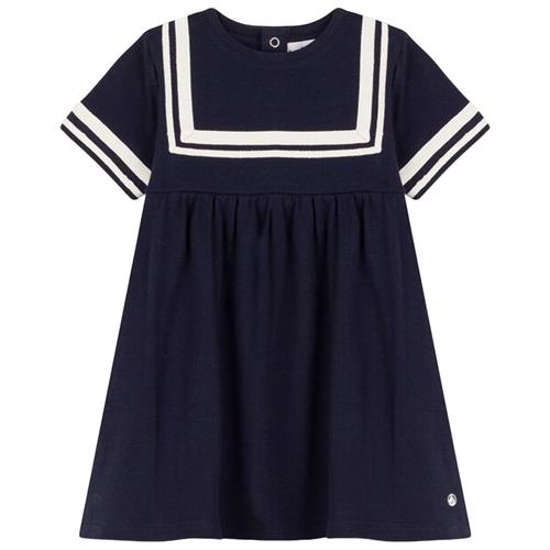 Petit Bateau Stribet Kjole Cremefarvet 12 Months  Blå  12 måneder  kvinde