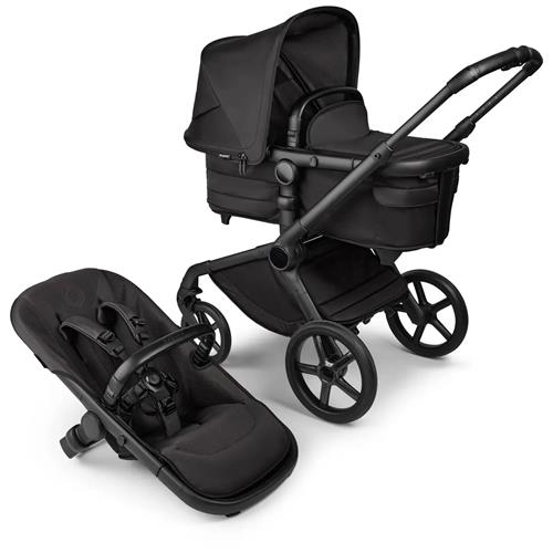 Bugaboo Fox 5 Complete Klapvogn Black/Midnight Black Stroller    barnevogn  Unisex