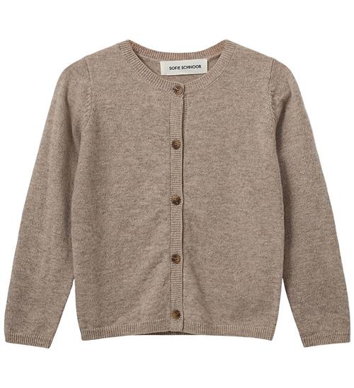Sofie Schnoor Cardigan - Strik - Uld - Cisse - Brown Melange