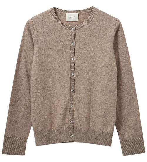 Sofie Schnoor Cardigan - Strik - Uld - Cissesy - Brown Melange