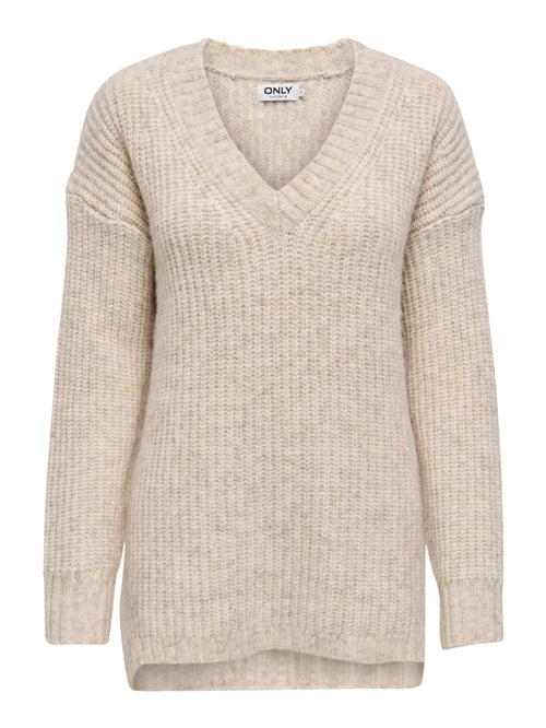 ONLY Pullover 'ONLIda'  beige-meleret