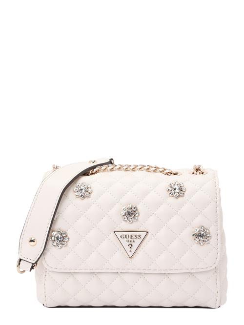 GUESS Skuldertaske 'EVERLEE MINI CNVRTBLE XBDY FLP'  hvid