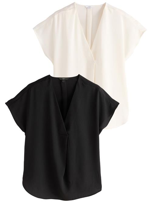 Se Next Bluse  sort / hvid ved About You