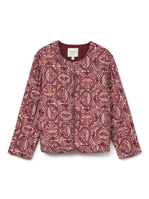 VERO MODA Overgangsjakke 'VMFLORENCE'  lysebeige / mørkebrun / lilla / rød / purpur
