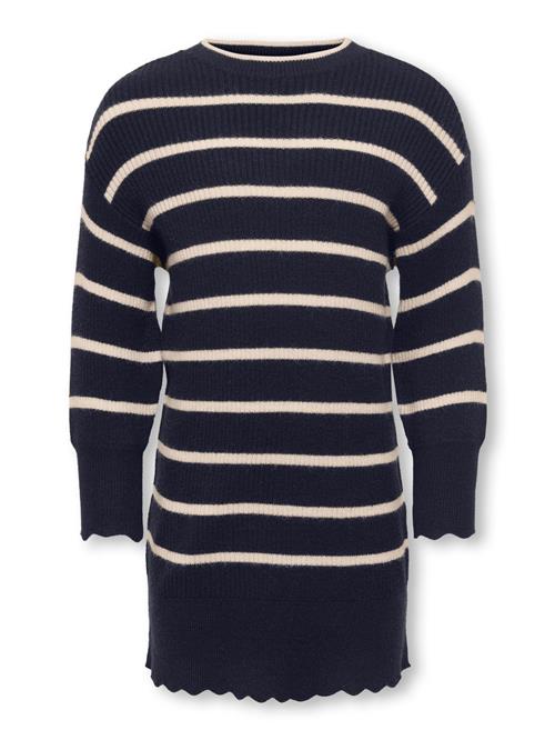 ONLY GIRLS Kjole 'KMGibi'  navy / pudder