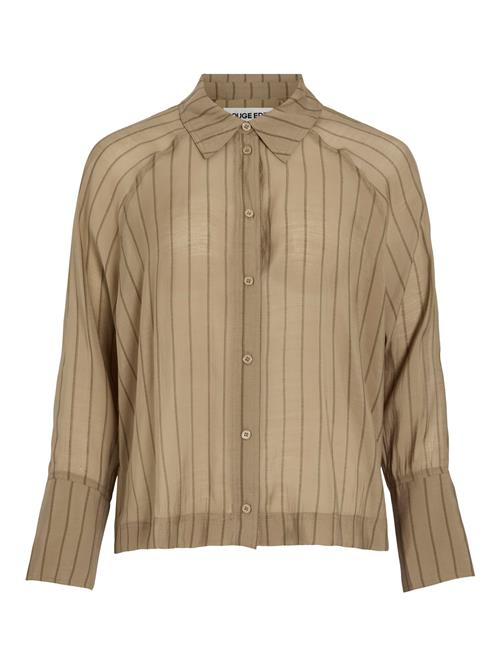 ROUGE EDIT Bluse  brun / brokade