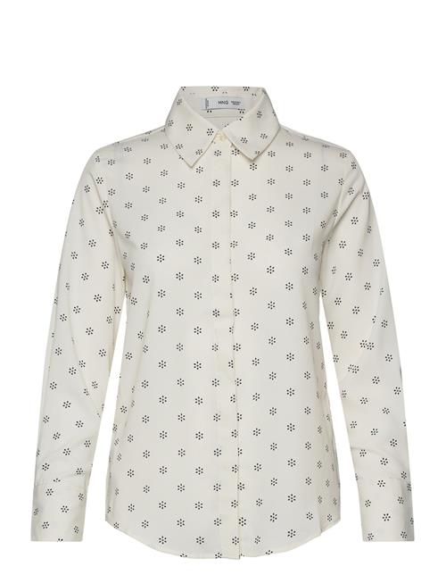 Regular Flowy Shirt Mango Cream