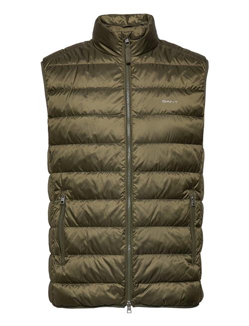 Light Down Vest GANT Khaki