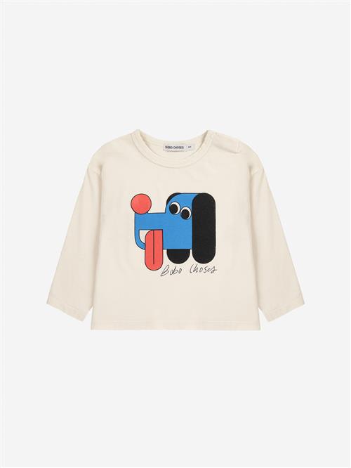 Bobo Choses Doggy Mate T-shirt White White 12 Months  Hvid  12 måneder  Unisex