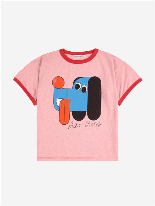 Bobo Choses Doggy Mate Langærmet T-shirt Red Red 8-9 Years  Rød  8-9 år  mand