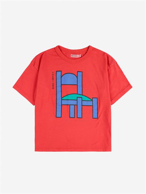 Bobo Choses Chair Langærmet T-shirt Red Red 4-5 Years  Rød  4-5 år  mand