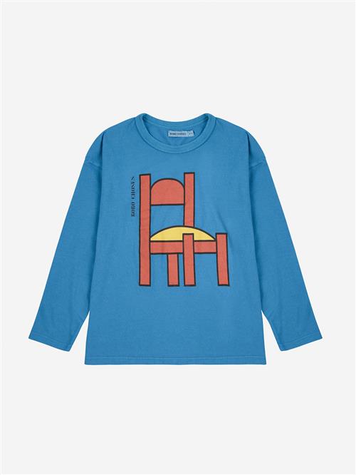 Bobo Choses Chair Langærmet T-shirt Blue Blue 4-5 Years  Blå  4-5 år  mand