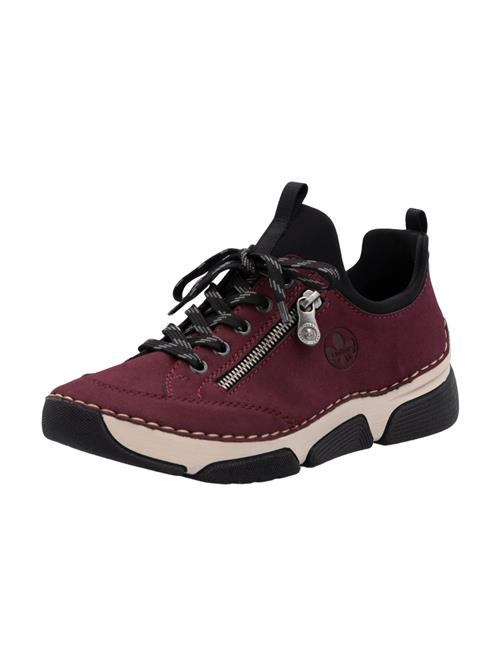 Rieker Sneaker low  rubinrød / sort