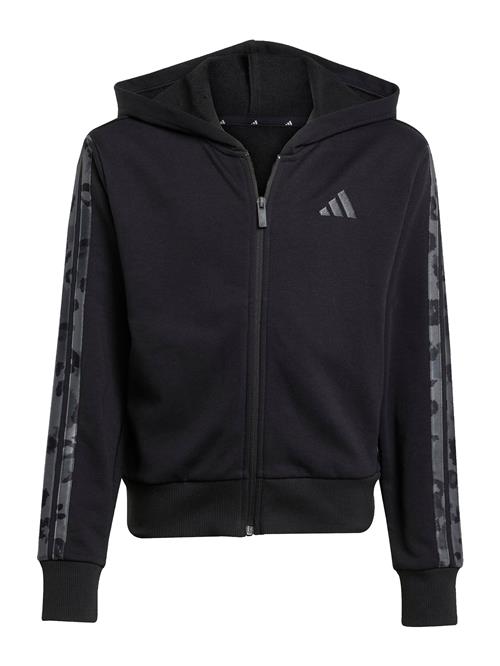 ADIDAS SPORTSWEAR Sportssweatjakke  grå / sort