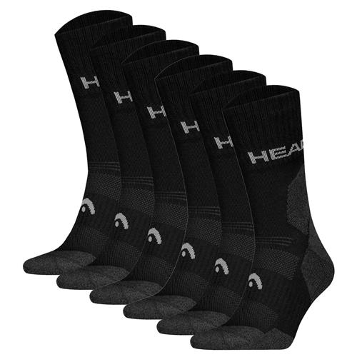 HEAD Sportssokker  grå-meleret / sort