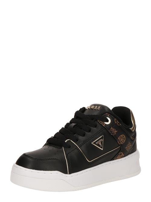 GUESS Sneaker low 'Delove'  brun / guld / sort