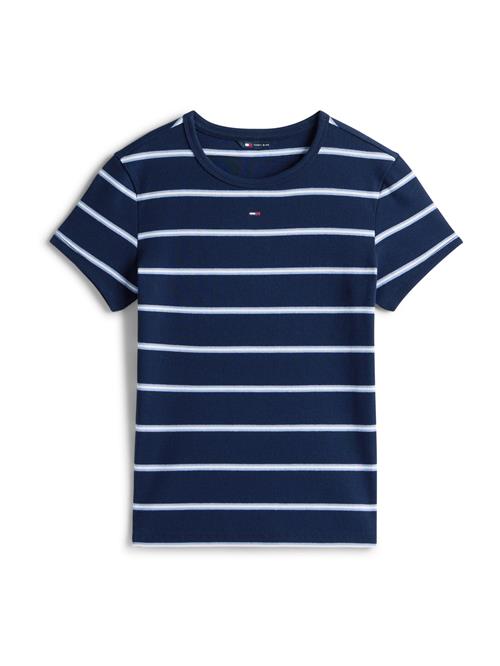 Se Tommy Jeans Shirts 'ESSENTIAL'  navy / lyseblå / hvid ved About You